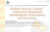 Global Voices Lingua: Volunteer-Powered Multilingual Translation Community