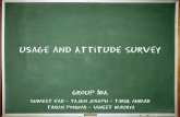 Usage and Attitude Survey