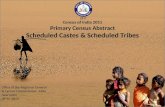 2011 Indian Census Scheduled Castes & Scheduled Tribes