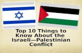 PB Top 10 Things About Israel Palestine Conflict