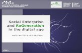 Social Enterprise and ReGeneration in the digital age
