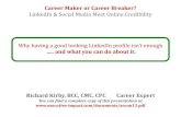 Career Maker or Breaker? LinkedIn, Social Media Meet Online Credibility | SoCon13