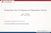 Protecting Your Professional Reputation Online