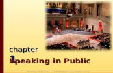 Chapter 1 - Speaking in Public