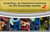 eLearning, an interactive technique for HIV knowledge transfer