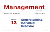 Chapter 13 management (10 th edition) by robbins and coulter