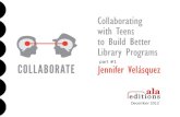 Collaborating with Teens to Build Better Library Programs, Part 1