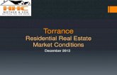 December 2013 Torrance Real Estate Market Trends Update