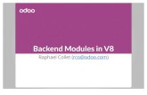 Odoo - Backend modules in v8