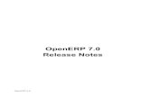 OpenERP 7.0 Release Notes