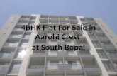3BHK Flat For Sale in Aarohi Crest at South Bopal, Ahmedabad