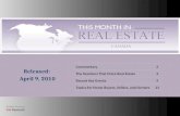 This Month in Real Estate For Canada Market - May 2010