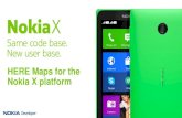 HERE Maps for the Nokia X platform