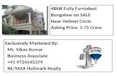 4BHK Fully Furnished Bungalow For SALE