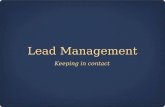 Lead Management and Conversion