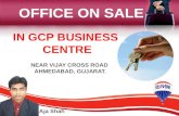 FULLY FURNISHED OFFICE ON SALE, IN GCP BUSINESS CENTRE, NEAR VIJAY CROSS ROAD AHMEDABAD, GUJARAT.