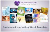Business and Marketing Word Template - Word Template on Business and Marketing