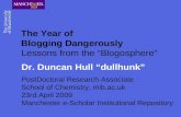 The Year of Blogging Dangerously