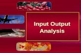 Input output analysis by roni bhowmik