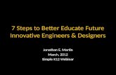 7 steps to better educate future innovative engineers & designers