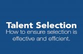 Talent selection
