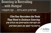 Sourcing is Recruiting with Audacity