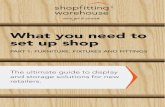 What You Need To Set Up Shop - Part 1: Furniture, Fixtures & Fittings
