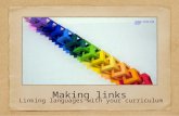 Making links - linking languages to your curriculum