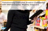 Transforming Consumer Product Companies with SAP Enterprise Mobility Solutions