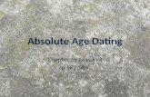 Chapter 16.3: Absolute Age Dating
