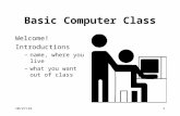 Basic computer class