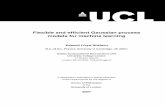 Flexible and efficient Gaussian process models for machine ...