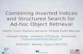 Combining Inverted Indices and Structured Search for  Ad-hoc Object Retrieval