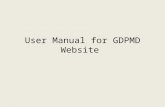 GDPMD user guide