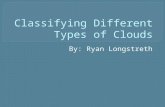 Classifying different types of clouds
