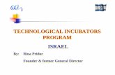 Israel technology incubators 2008