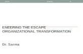 Escape velocity engineering the organizational transformation May ,24,2013