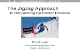 The Zigzag Approach to Requesting Customer Reviews