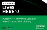 J Query   The Write Less Do More Javascript Library