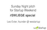 Sunday night pitch for startup weekend   tips and guidelines swliege