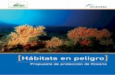 Habitats en peligro oceana. buena clasific. habitats