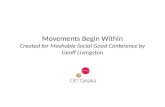 Movements Begin Within: Mashable Social Good Conference