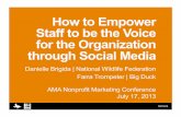 How to Empower Your Staff to be the Voice for the Organization in Social Media