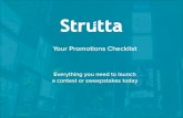 Your Promotions Checklist - Everything You Need to Launch a Contest or Sweepstakes Today