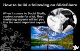 How to Grow a Slideshare following