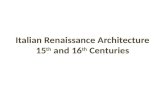 Italian Renaissance Architecture Art History