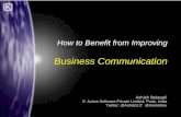 Benefit thru-communication-improvement