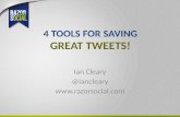 4 tools for saving great tweets