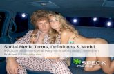 Social Media Terms Definitions & Model