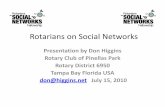 Rotarians on social networks 071510